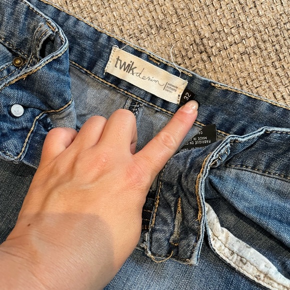 TWIK Denim Skirt, size 32 - Picture 3 of 3